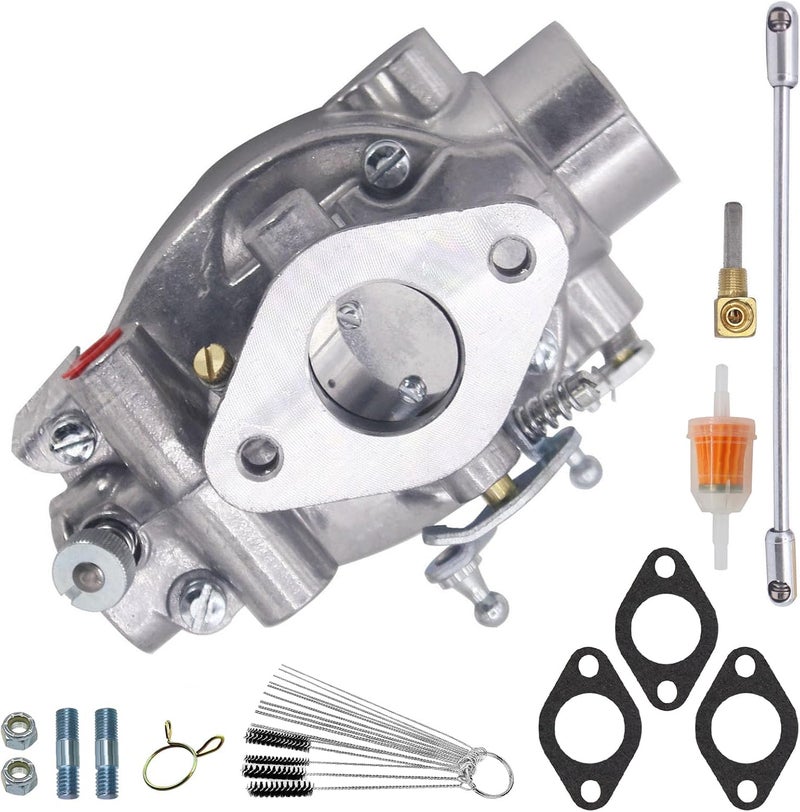 THUNDERMINGO Carburetor For Ford Tractor 2N 8N 9N Heavy Duty Marvel Schebler TSX33 TSX241 Replacement For 8N9510C-HD 8N9510C 9N9510A B3NN9510A Carb with Fuel Sediment Bowl Gasket and Bolts - Image 4